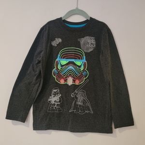 Star Wars x Lego Storm Trooper Long Sleeve Speckled Short Size S (6/7)